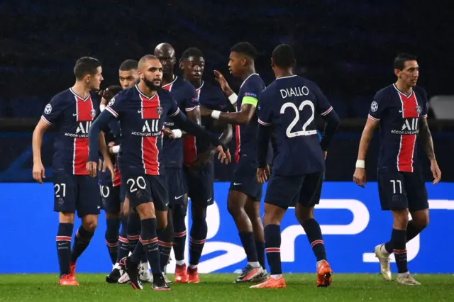 PSG celebrate