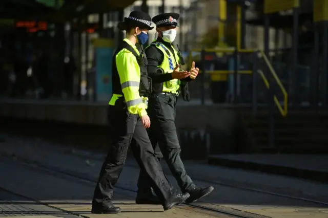 Police in Manchester