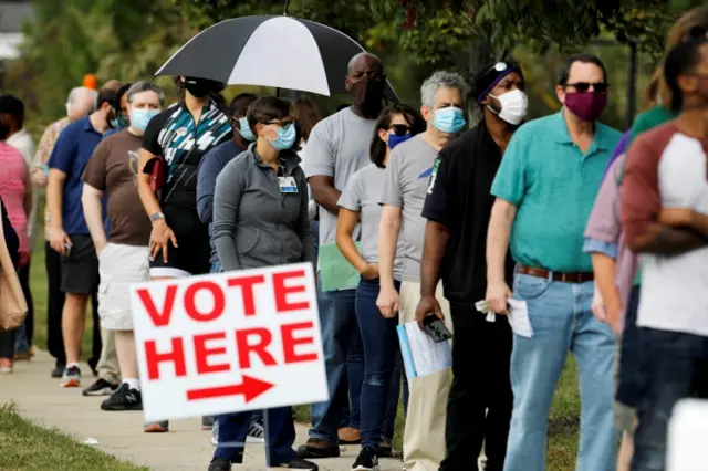 Voters in North Carolina