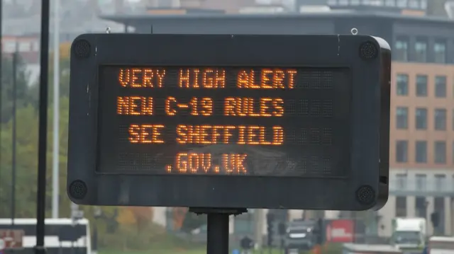 A sign in Sheffield