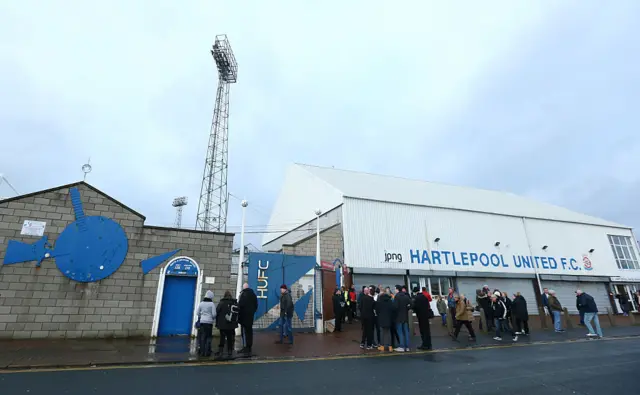 Hartlepool home ground, Victoria Park.