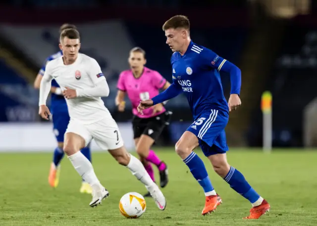 Leicester's Harvey Barnes