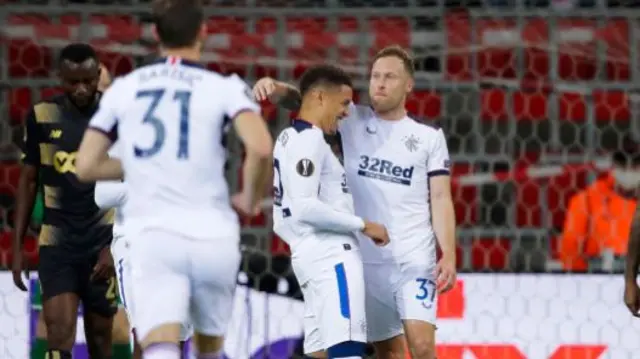 Rangers celebrate