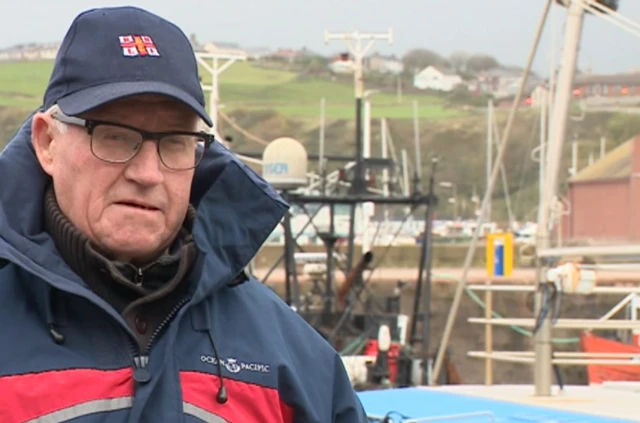 Ron Graham by harbour
