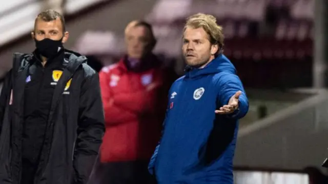 Hearts manager Robbie Neilson