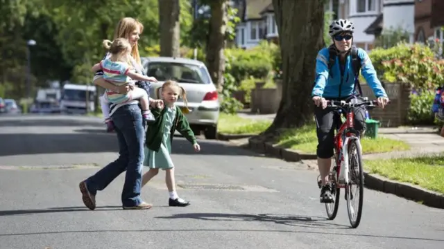 Cyclist in Birmingham