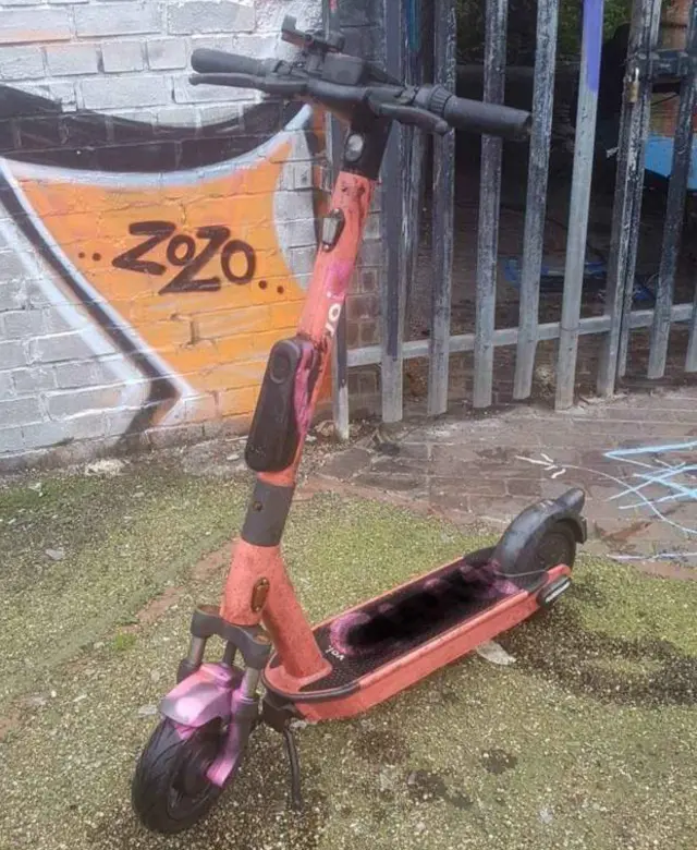 E-scooter fished out of canal