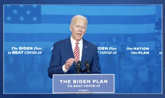 Joe Biden at campaign event