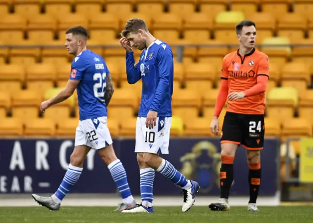 David Wotherspoon and Lawrence Shankland after the 0-0 draw