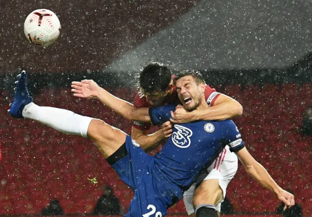 Cesar Azpilicueta and Harry Maguire