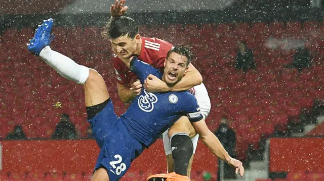 Harry Maguire and Cesar Azpilicueta