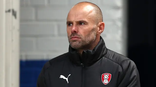 Rotherham manager Paul Warne