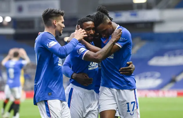 Jermain Defoe scored a wonderful second goal for Rangers