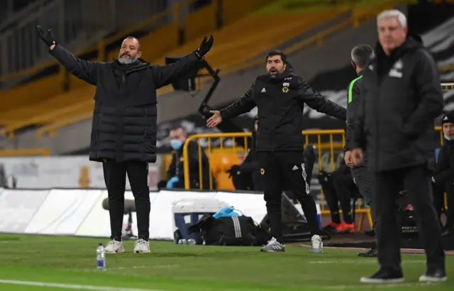 Wolves manager Nuno Espirito Santos