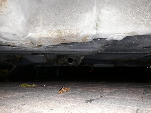 Car with catalytic converter cut out