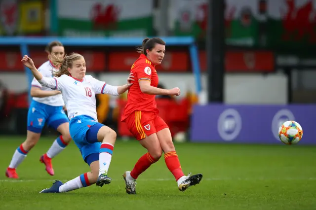 Helen Ward's goal v Faroes