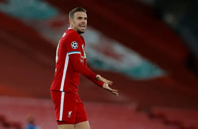 Liverpool's Jordan Henderson