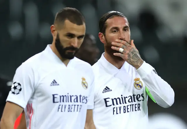 Karim Benzema and Sergio Ramos