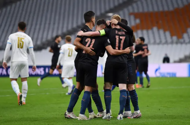 Manchester City celebrate