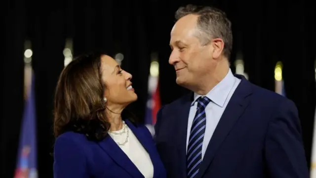 Kamala Harris and husband Doug Emhoff