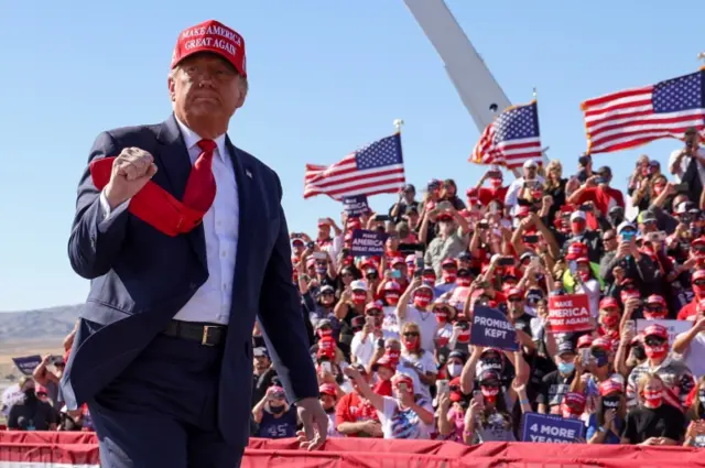 Trump speaking in Arizona