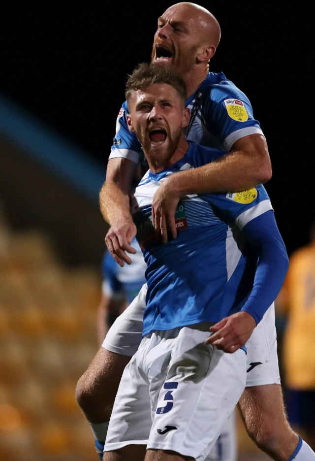 Players celebrating