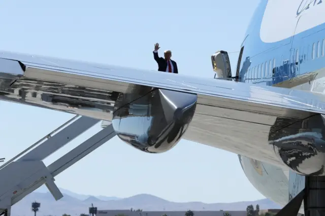 Trump's rallies are often held at local airports