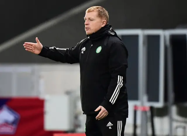 Neil Lennon's Celtic got their first point in Group H