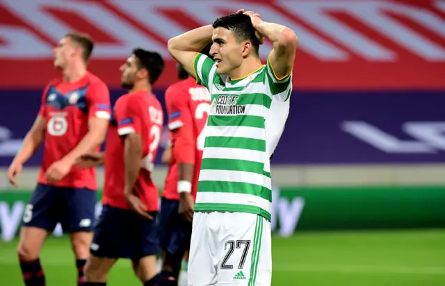 Celtic shared the spoils with Lille in a game packed full of goalmouth action