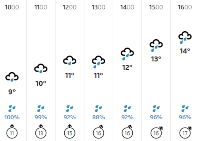 Weather graphic