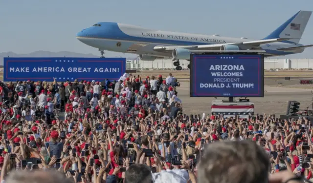 Trump rally in Arizona on 28 October 2020