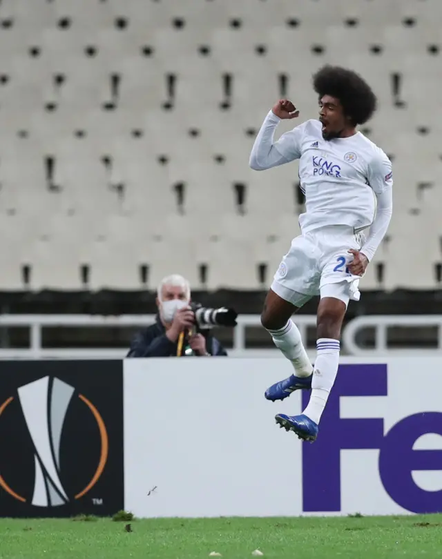 Hamza Choudhury celebrates