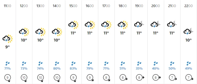 Edgbaston weather