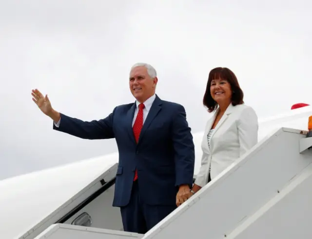 Mr and Mrs Pence