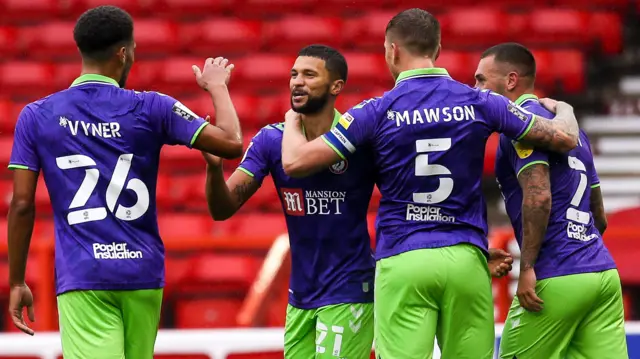 Bristol City celebrate