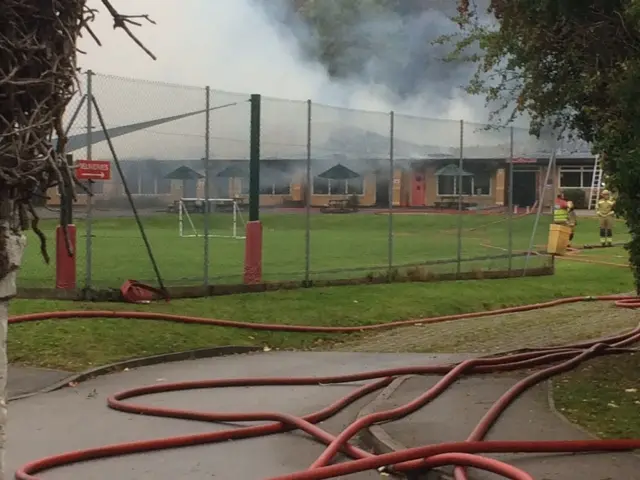 Darley Abbey fire