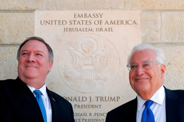 Mike Pempeo listed the controversial move of the US embassy in Israel to Jerusalem as one of Trump's achievements