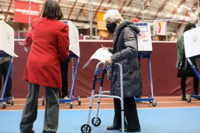 Voters in New York City began to cast their ballots this week, including at the Brooklyn Armory