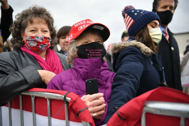 Trump supporters in Michigan