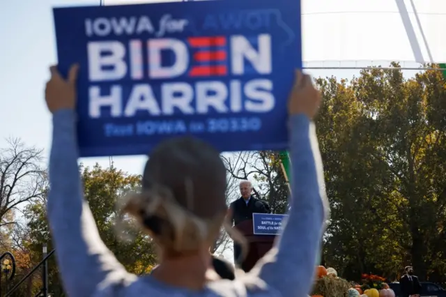 Biden rally in Iowa