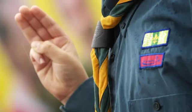 A scout in uniform