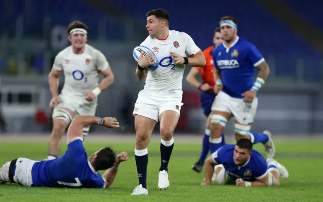 Ben Youngs against Italy