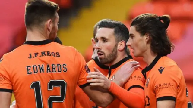 Dundee United celebrate