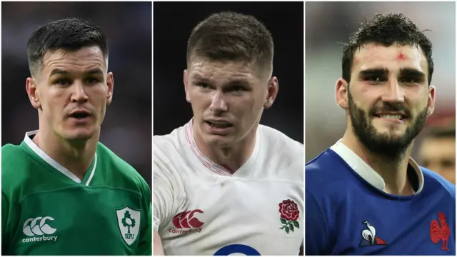 Johnny Sexton, Owen Farrell and Charles Ollivon are all hoping to lift the trophy