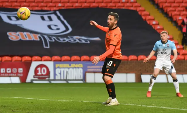 Nicky Clark scores for Dundee United against Ross County