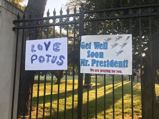 Messages of support for President Trump