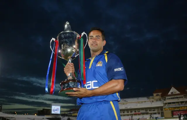 Adam Hollioake lifted the Twenty20 Cup in 2003