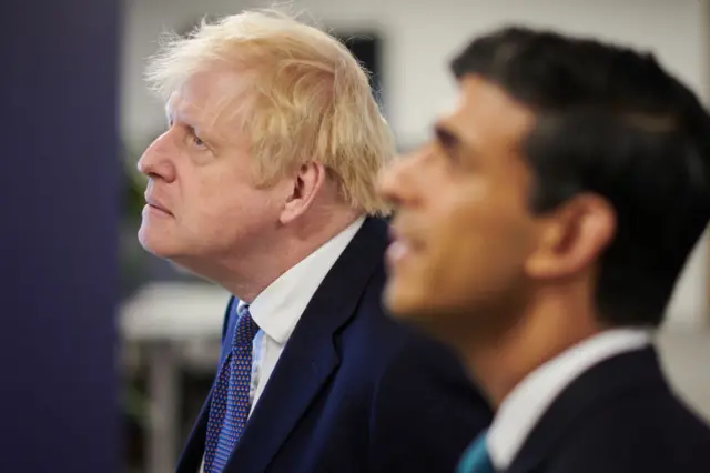 Boris Johnson and Rishi Sunak