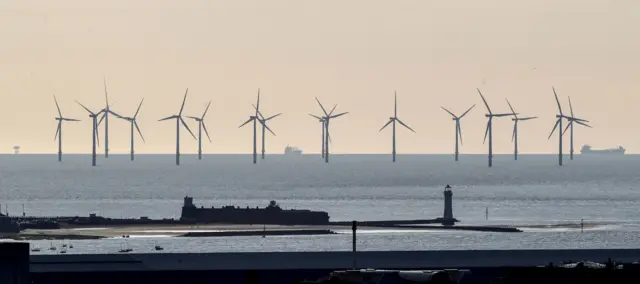 Off shore wind turbines