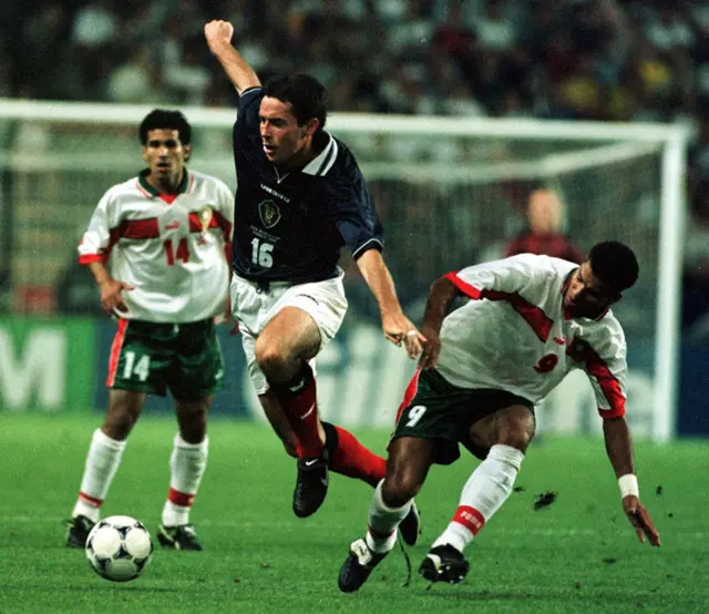 Scotland against Morocco